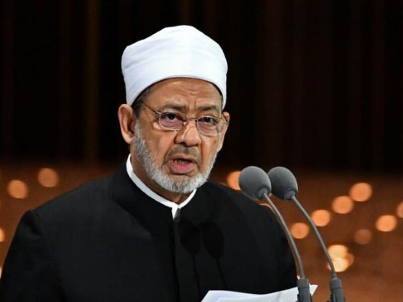 Egypt’s grand imam of Al-Azhar Mosque, Sheikh Ahmed al-Tayeb (AFP)