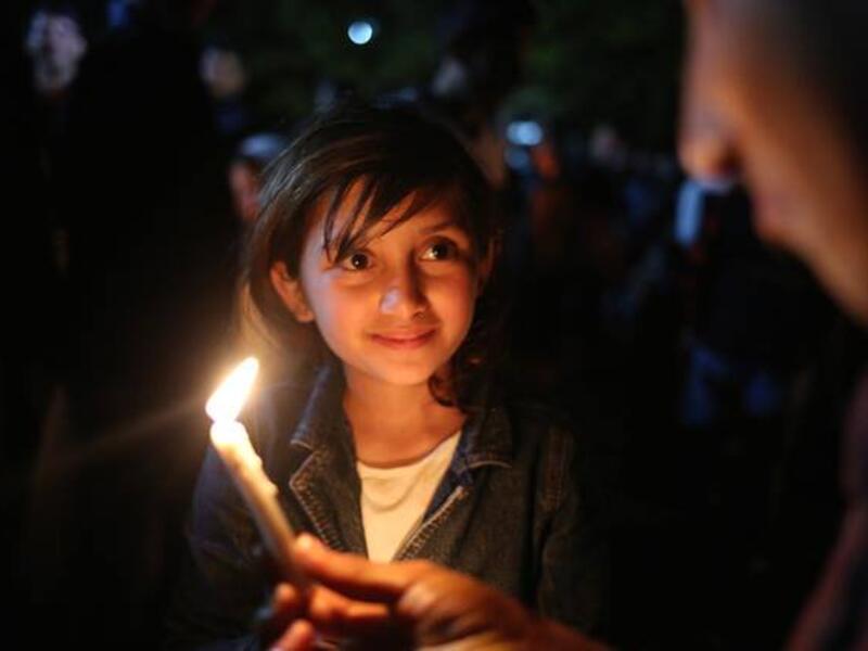 Yazidis in northern Iraq celebrating the Festival of Assembly (Twitter)