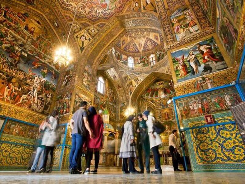 Van Church in Isfahan, Iran
The Holy Savior Cathedral, also known the Church of the Saintly Sisters, is a cathedral located in the New Julfa district of Isfahan, Iran. It is commonly referred to as the Vank, which means "monastery" or "convent" in the Armenian language (Twitter)