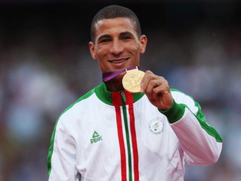 T&F: Taoufik Makhloufi takes Gold for Algeria in London 2012