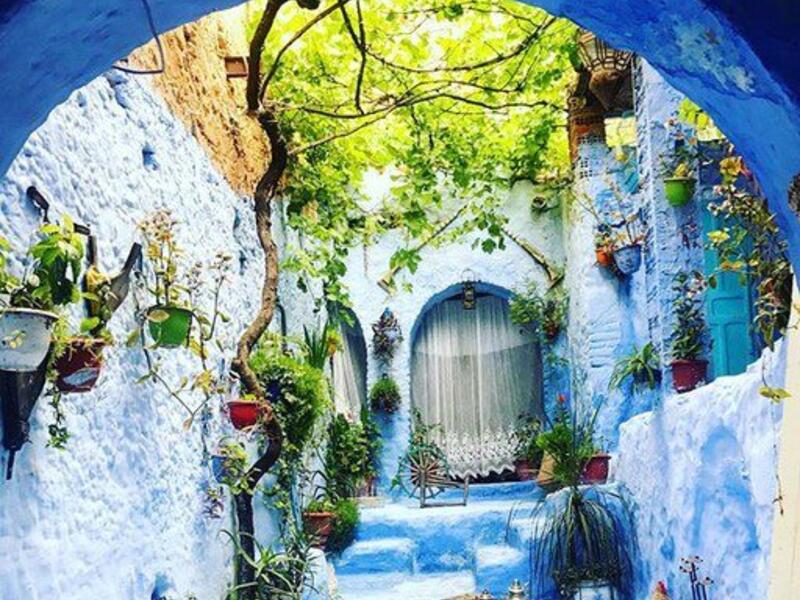 Chefchaouen, Morocco (Twitter)