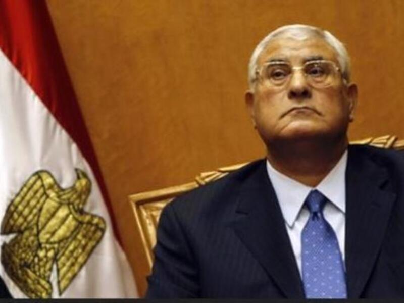 Mansour will serve as Egypt's head of state until a new president is elected. [guim]