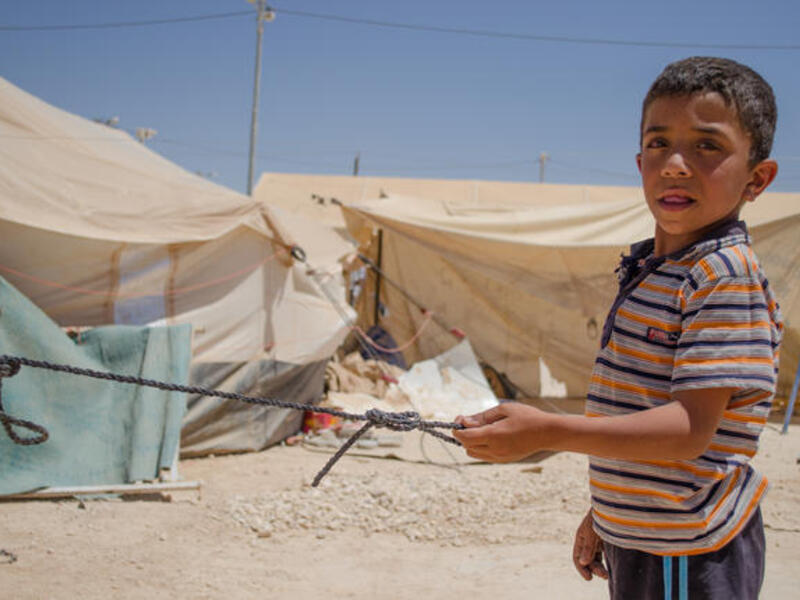 Zaatari refugee camp 