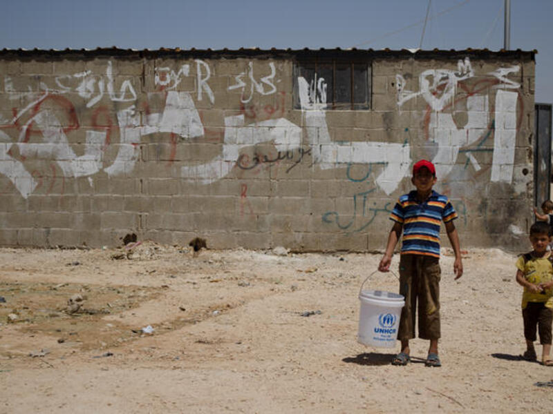 Zaatari refugee camp 