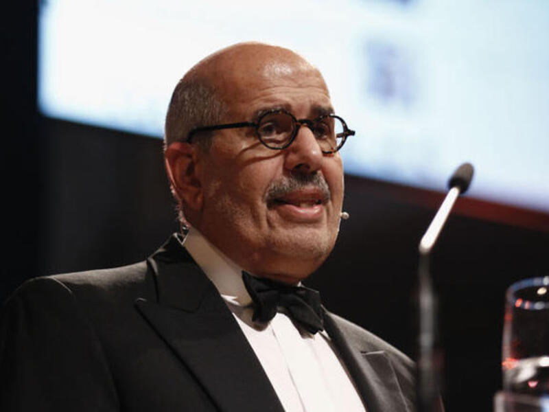 Mohamed ElBaradei, ex- interim Vice president of Egypt, pictured at the Cinema for Peace Gala ceremony. (Image credit: Getty)