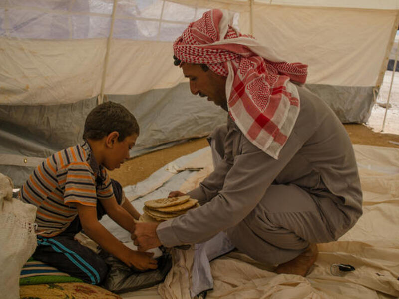 Zaatari refugee camp 
