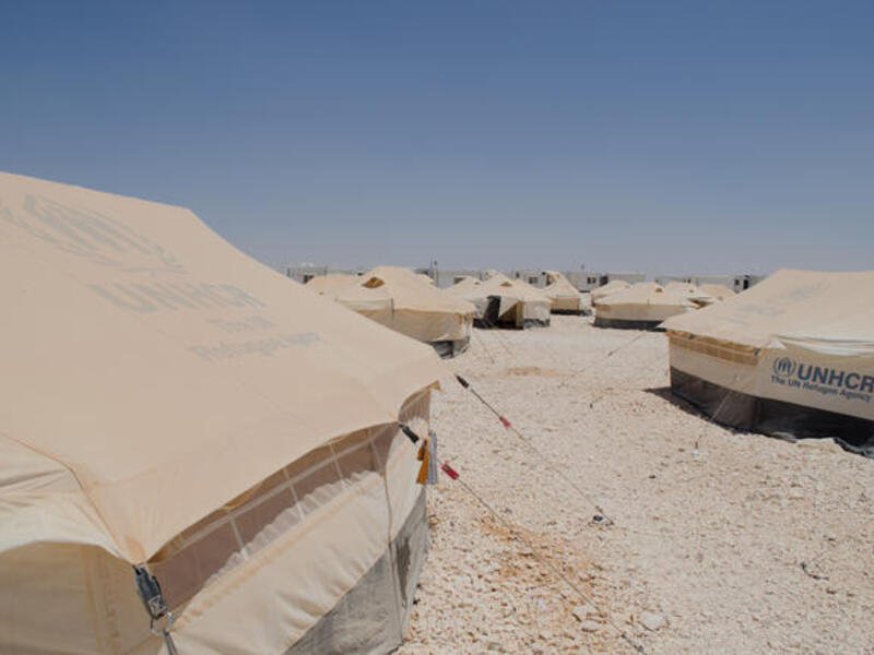 Zaatari refugee camp 