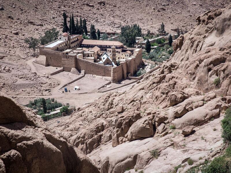 St Catherine's Monastery, in the south of Sinai. (AFP/Pedro Gomes)