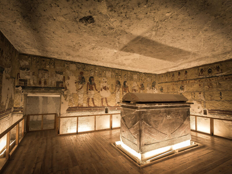 Unique shot of the Ay tomb in Valley of the Kings. (Shutterstock/ File)