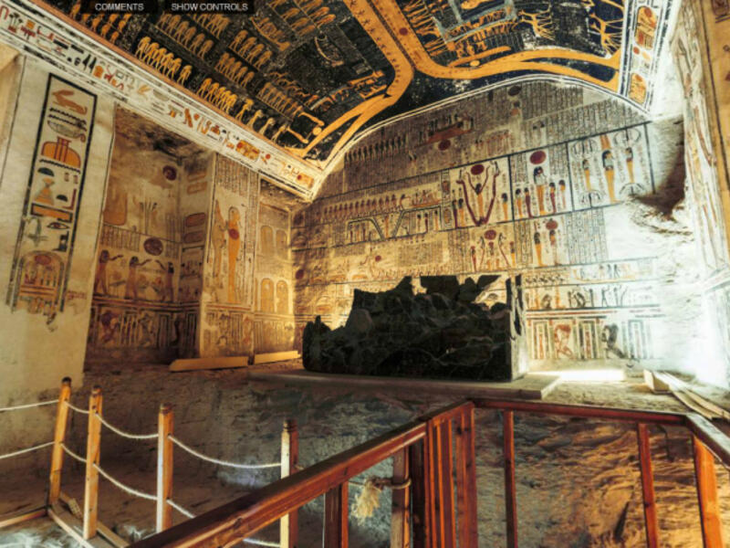 the tomb of Ramesses VI, Valley of the Kings, Egypt. (seanmunger.com)