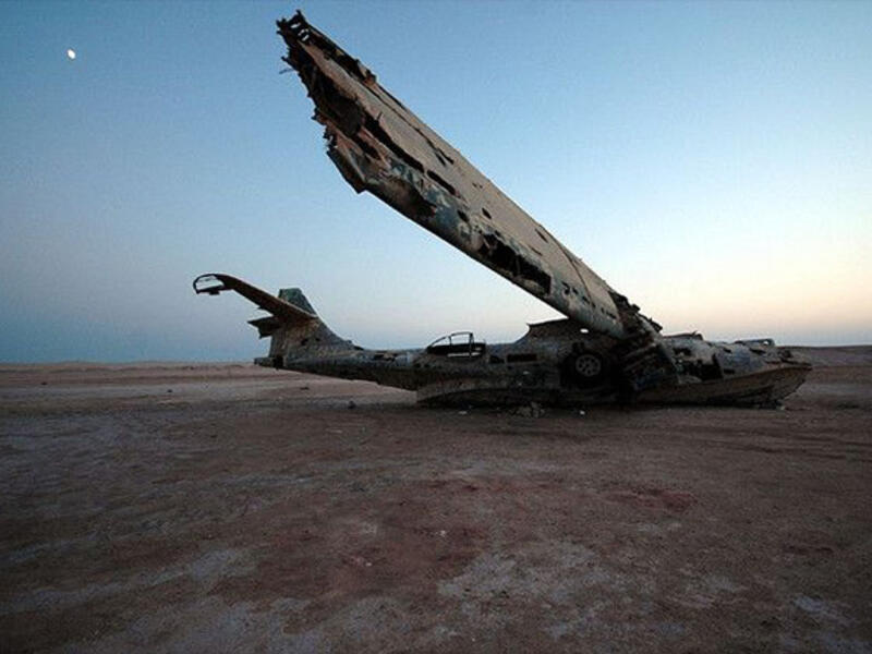 abandoned catalina seaplane in saudi