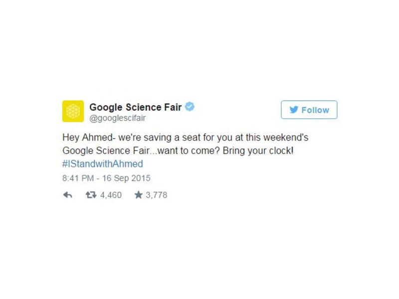 Google Science tweet