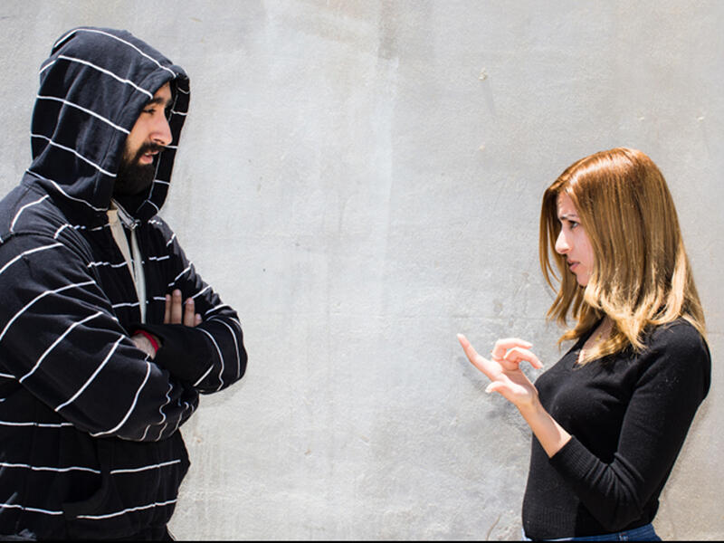 Hand twist what's up Arabic hand sign