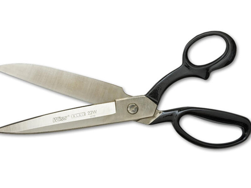 scissors left open