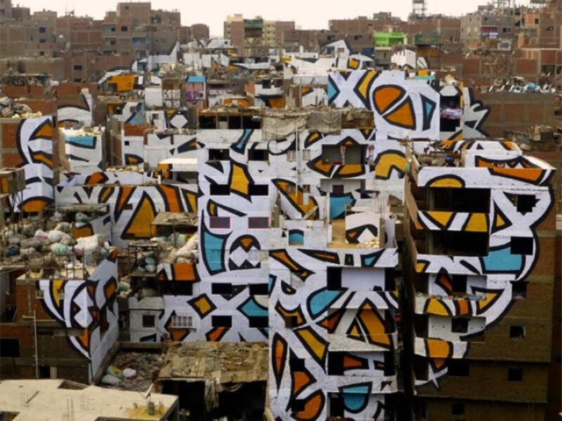 El Seed Garbage City mural