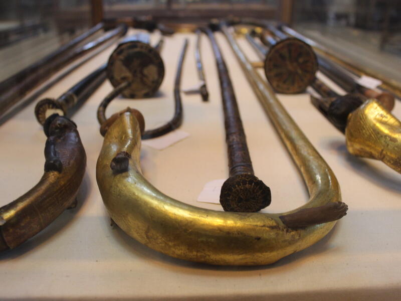 King Tut's walking canes