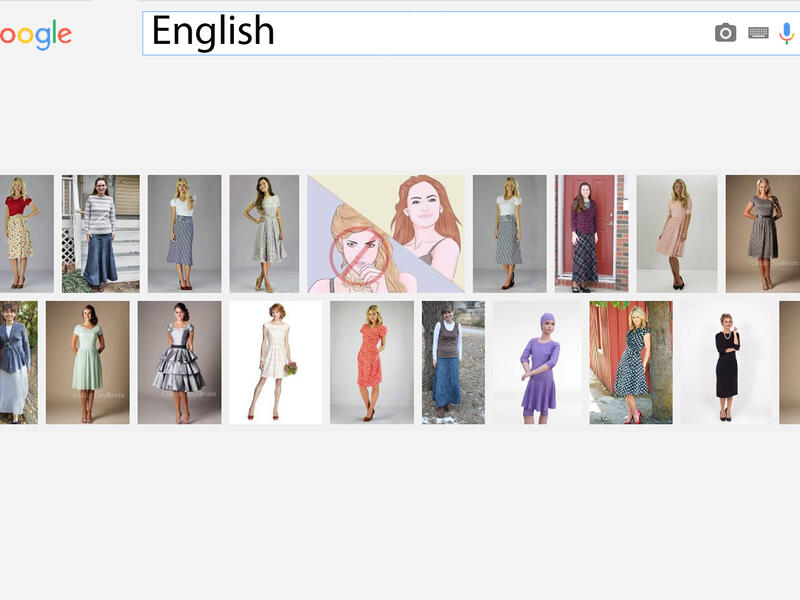 Google images modesty