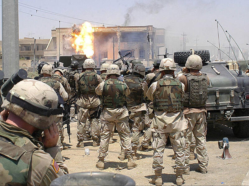 US troops fighting iraq