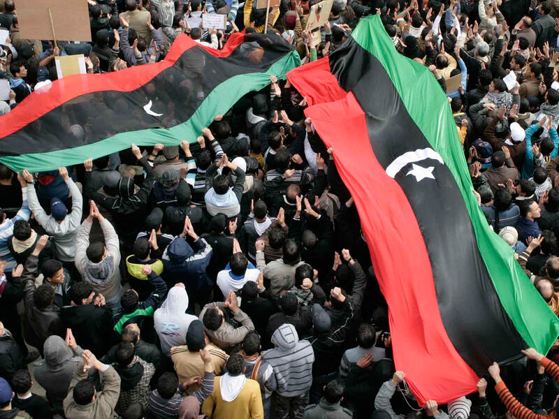 In 2011, during the Arab Spring, popular protests erupted in Libya against the strong-handed rule of Colonel Muammar Gaddafi, who had been in power for 42 years. In October of that year, French fighter jets from a NATO coalition fire on Gaddafi’s convoy, sending the once-revolutionary leader scrambling for cover. 