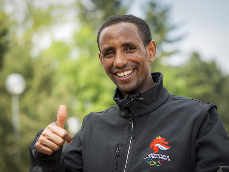 Yonas Kinde refugee athlete