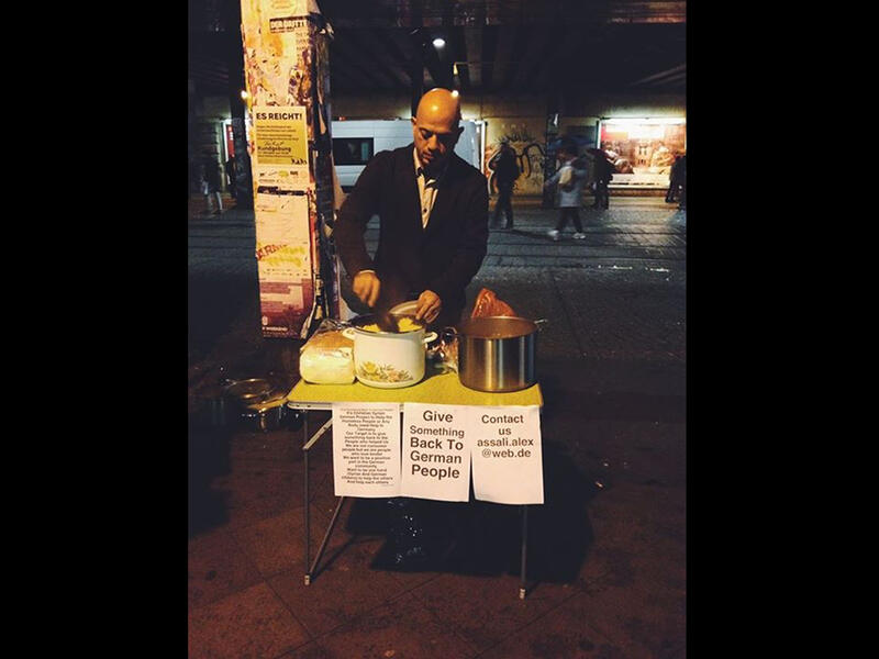 syrian refugee germany homeless food