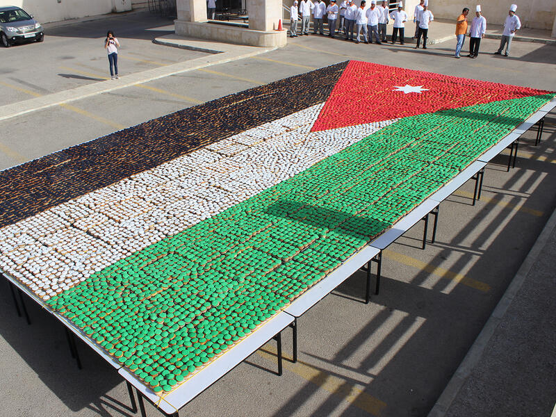 Jordanian flag 