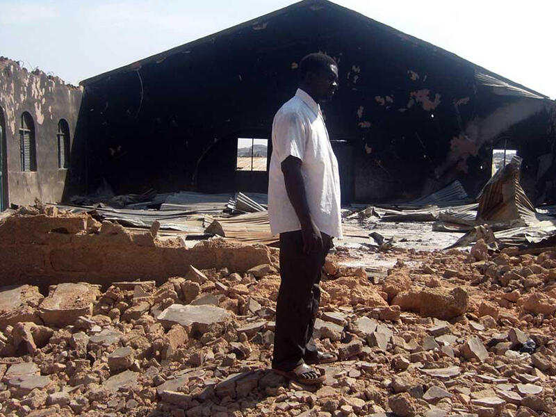 nigeria christian church burned