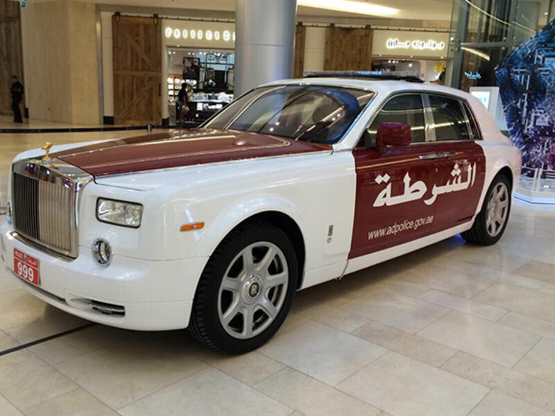 Abu Dhabi police car