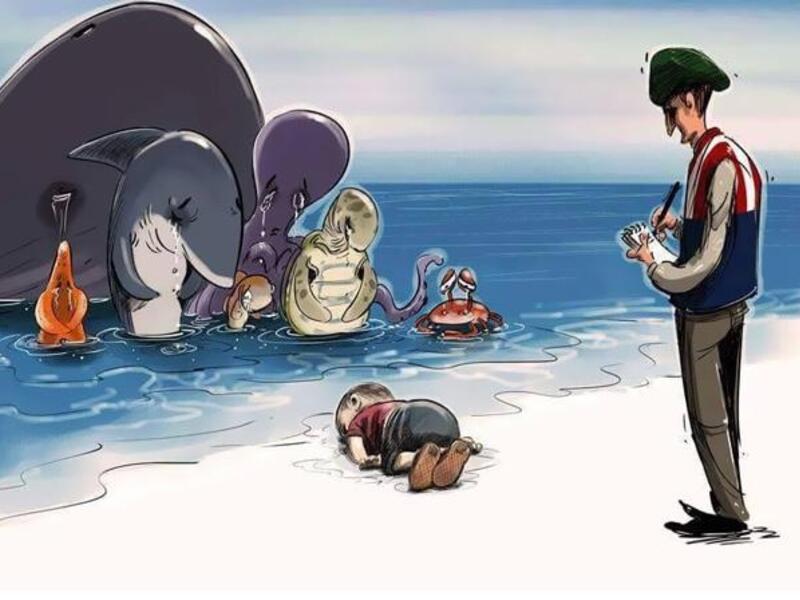 الفنان السوري تيم حسن كتب معلقاً: “يا رب لطفك بسوريا وأهلها ونسائها وشيوخها وأطفالها. دعاكم للمساكين المشردين والغارقين والجرحى والشهداء” وأضاف: “بالله عليكم بلا سياسة”، للتأكيد على المعنى الإنساني والوجداني لما يحصل، بعيداً عن الاختلافات السياسية.