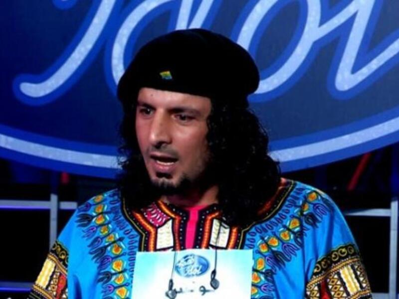 This Libyan contestant on Arab Idol 2 made more of an impact with his outfit than his voice.