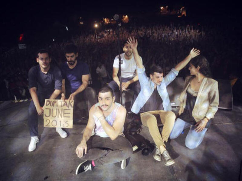 Mashrou Leila rockin' at Jordan's Dum Tak Festival earlier this year (Image: Salem Husseini)