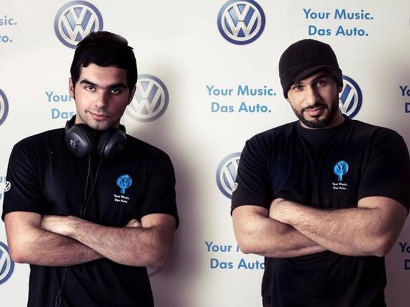 Hamad al Fardan and Louay al Majed are two finalists in the music competition (Image: Facebook