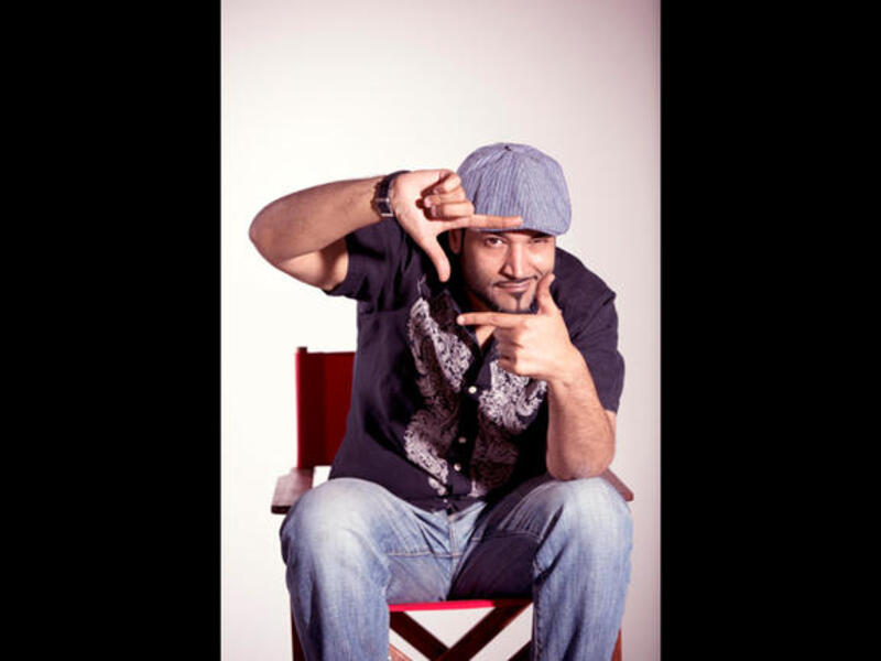 Picture this: A Bahraini's the best comedian around! Waddah Swar celebrates victory (Image: Kitkat Comedy Break website)