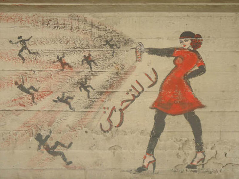 Spraying away the Egyptian harassment