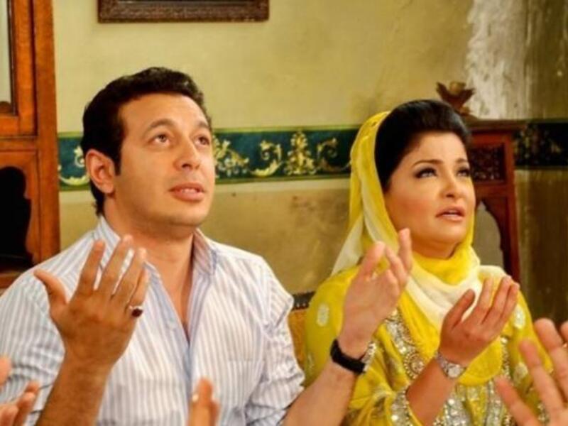 Ola Ghanem stars as a veiled, hijabi, character in The Fourth Wife