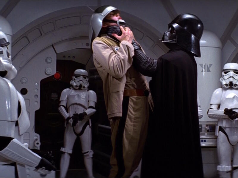 Darth Vader finally appears. (Lucasfilm)
