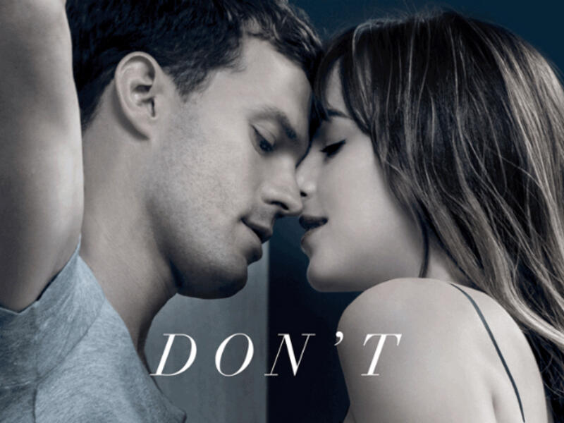 Fifty Shades Freed -- starring Dakota Johnson and Jamie Dornan -- is the No. 1 movie in North America (Source: Universal Pictures)