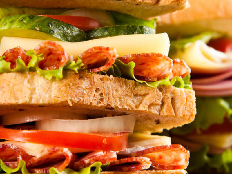A Lebanese policeman has been arrested for smuggling sandwiches laced with a chemical used in making explosives. (Image credit: Shutterstock)