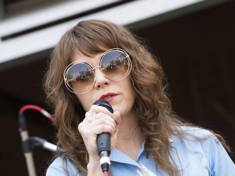 Singer Jenny Lewis will perform in Asbury Hall at Babeville. (Valerie Macon/ AFP)