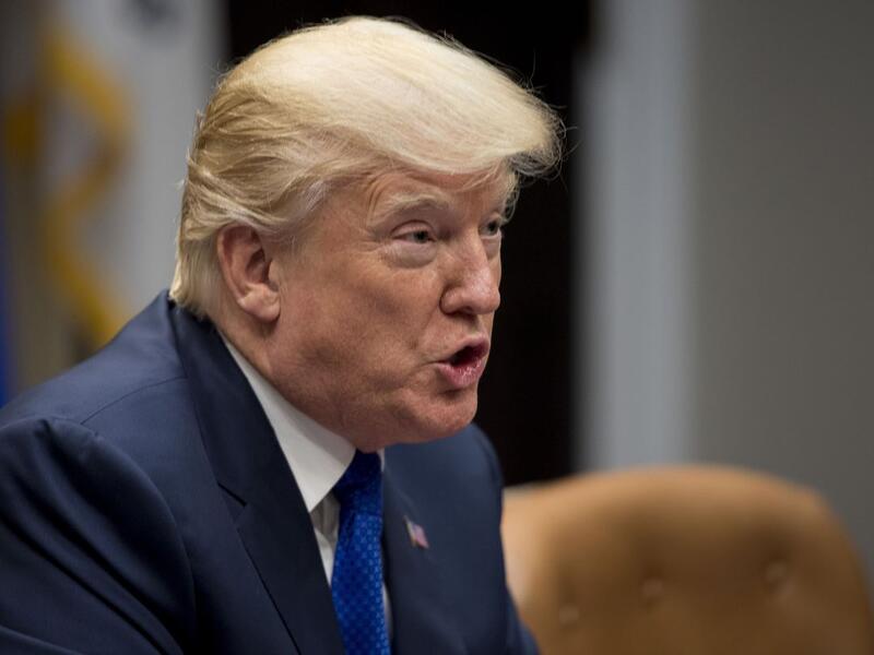 President Trump retweeted three videos initially posted by far-right Britain First deputy leader Jayda Fransen (AFP/File)