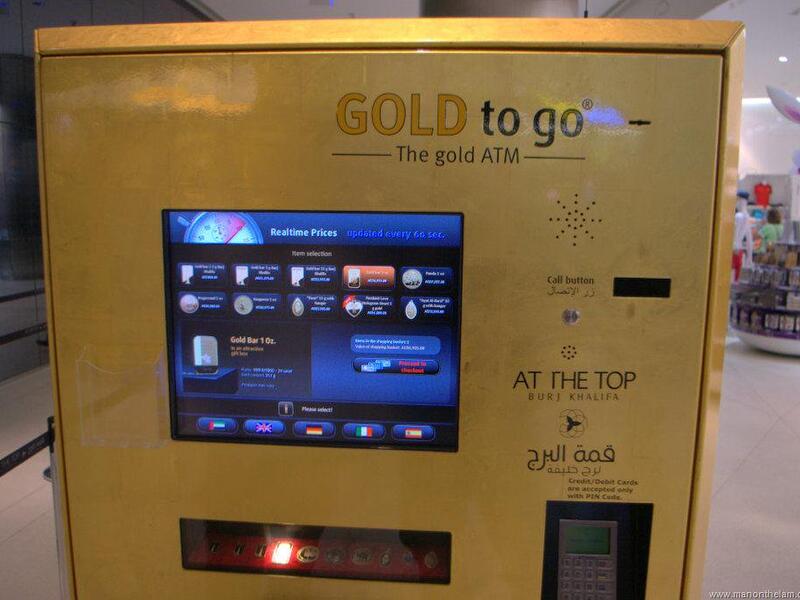 Gold ATM Machine in Dubai (Twitter)
