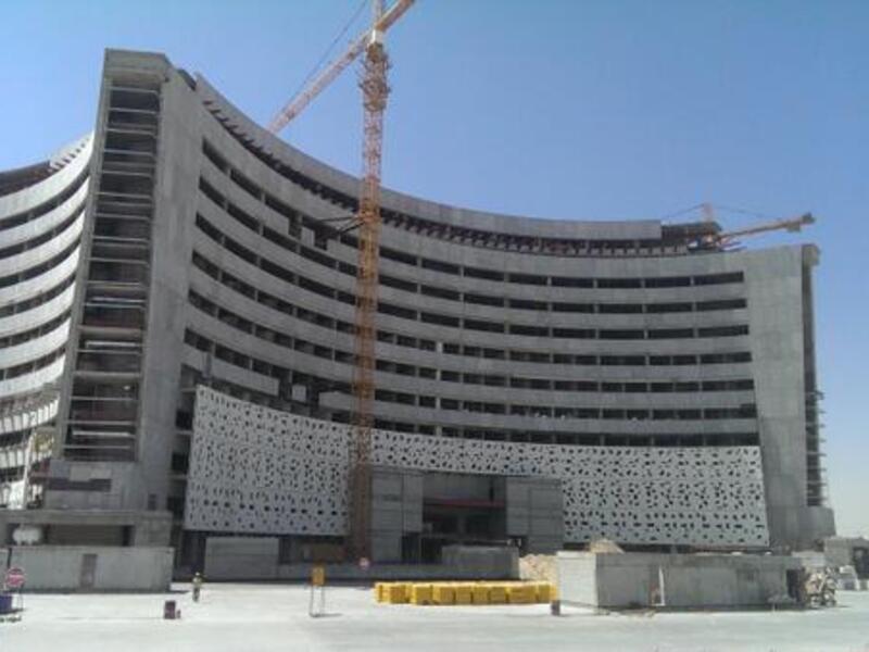 The Jaber Hospital will becomes Kuwait's largest medical facility upon its completion (Twitter)