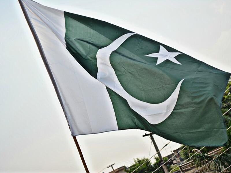 The flag of Pakistan