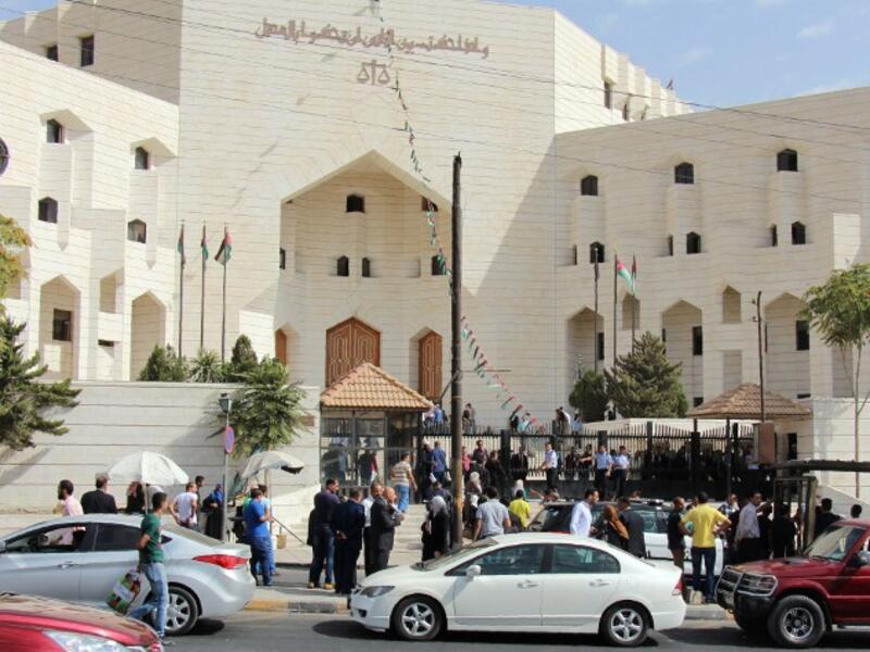 Jordanian writer Nahed Hattar was shot dead in front of a courthouse in Amman last month after sharing a cartoon online that was deemed "insulting to Islam." (AFP/File)