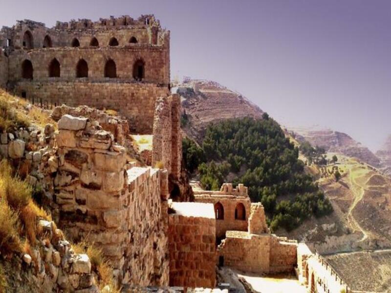 While Karak castle essentially dates back to the 12th century, Karak has been a fortress since biblical times.  (Wikimedia Commons)
