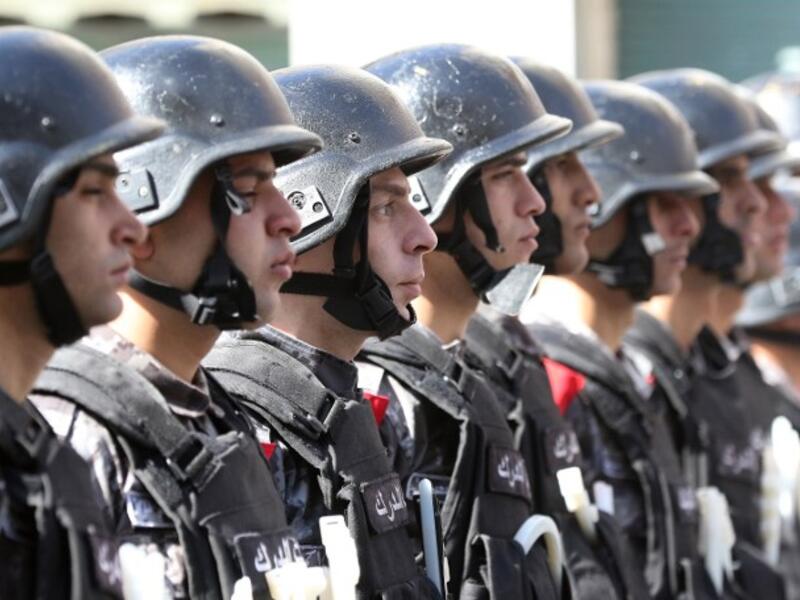 Jordanian security forces. (AFP/file)  
