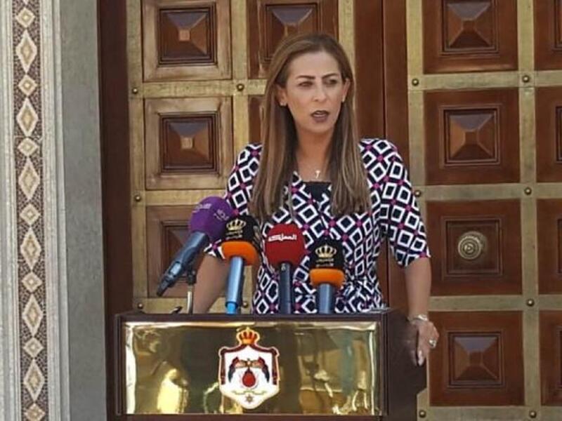 Jordanian Minister of State for Media Affairs Jumana Ghunaimat (Twitter)