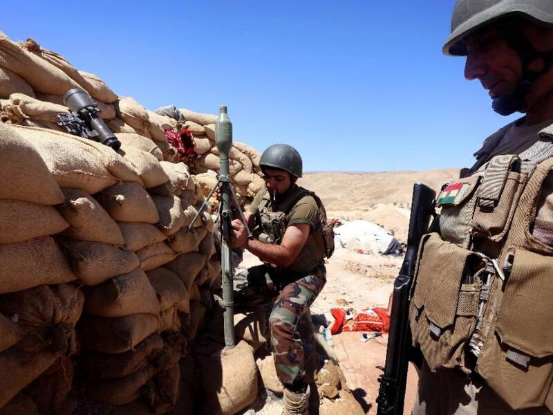 An actual Peshmerga fighter (AFP / File)