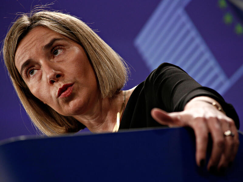 European Union's diplomatic chief Federica Mogherini is not mincing words when she says EU determined to preserve Iran nuclear deal. (Shutterstock/File Photo)