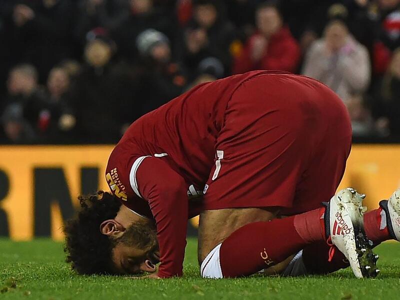 Egypt's well-known player, Mohammed Salah who plays for UK-based Liverpool Club and the Egyptians National Team. (AFP/File Photo)